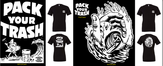 Pack Your Trash © - 24 Unisex T-shirts
