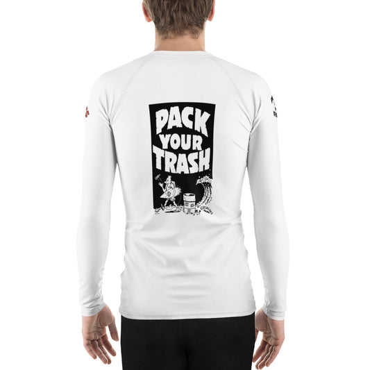 Pack Your Trash - Surf Geek Back - Men's Rash Guard