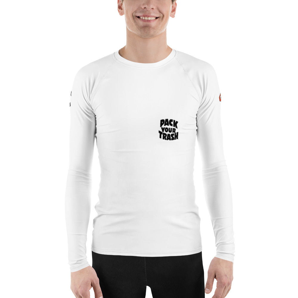 Pack Your Trash - Surf Geek Back - Men's Rash Guard