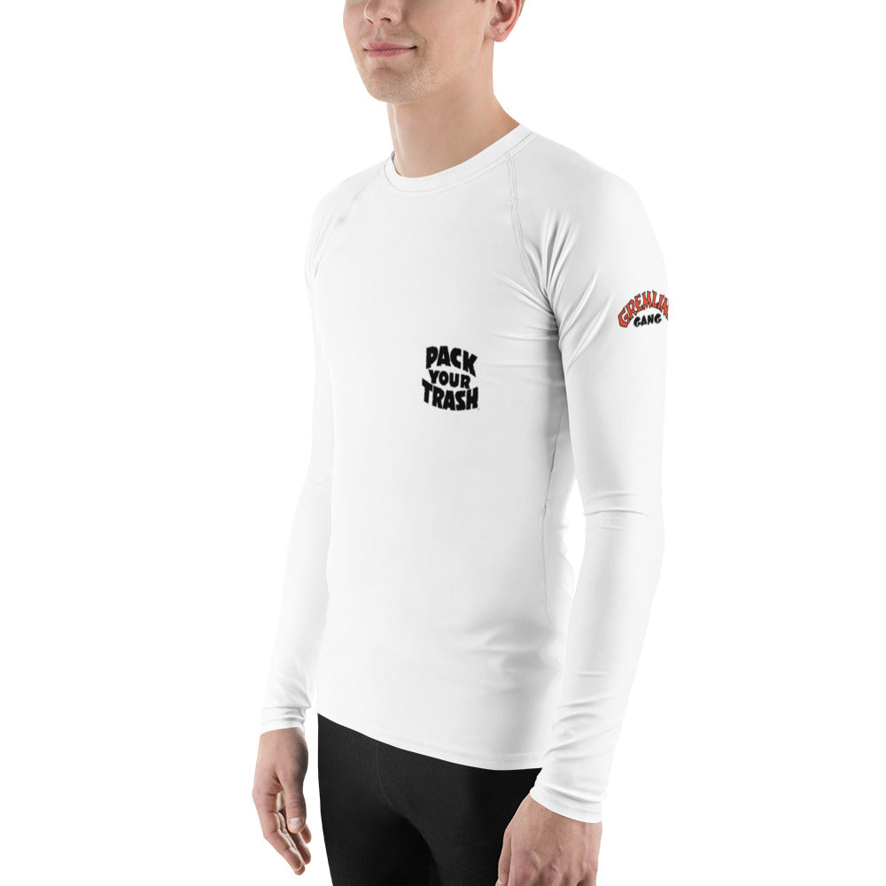 Pack Your Trash - Surf Geek Back - Men's Rash Guard