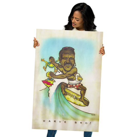 Harv'e Bro - by Jim Phillips - Metal prints