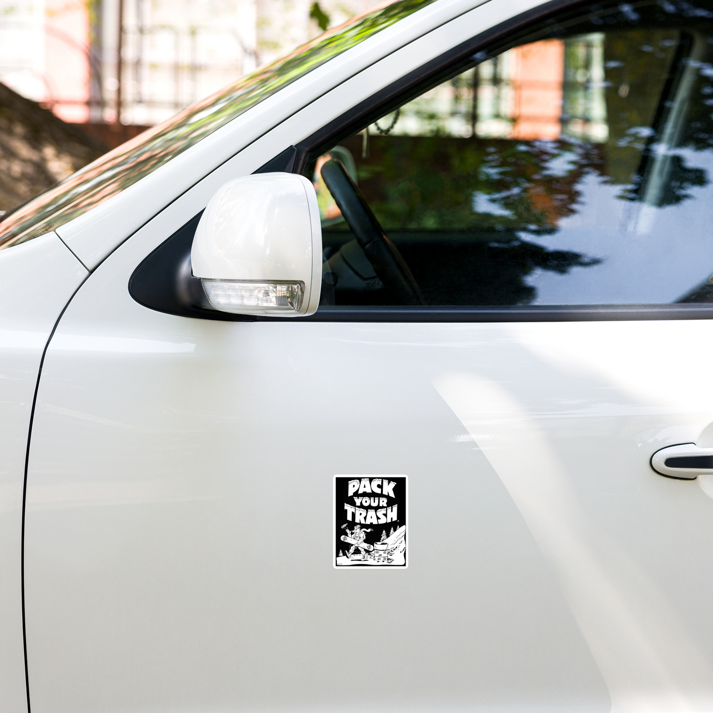 PACK YOUR TRASH - SNOW GEEK - Bubble-free stickers