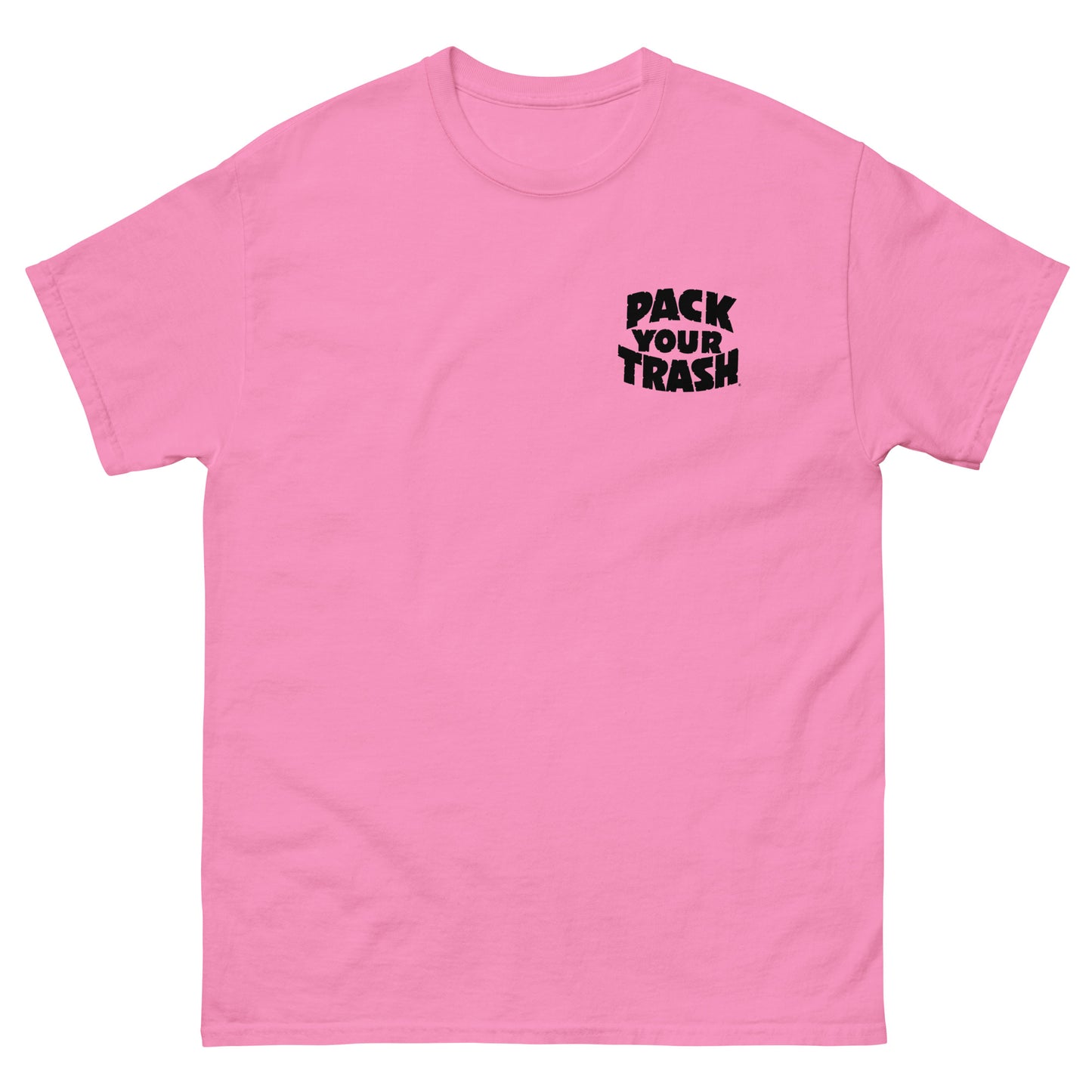Pack Your Trash - Surf Geek - Dark Print on Light Shirt - Men's classic tee