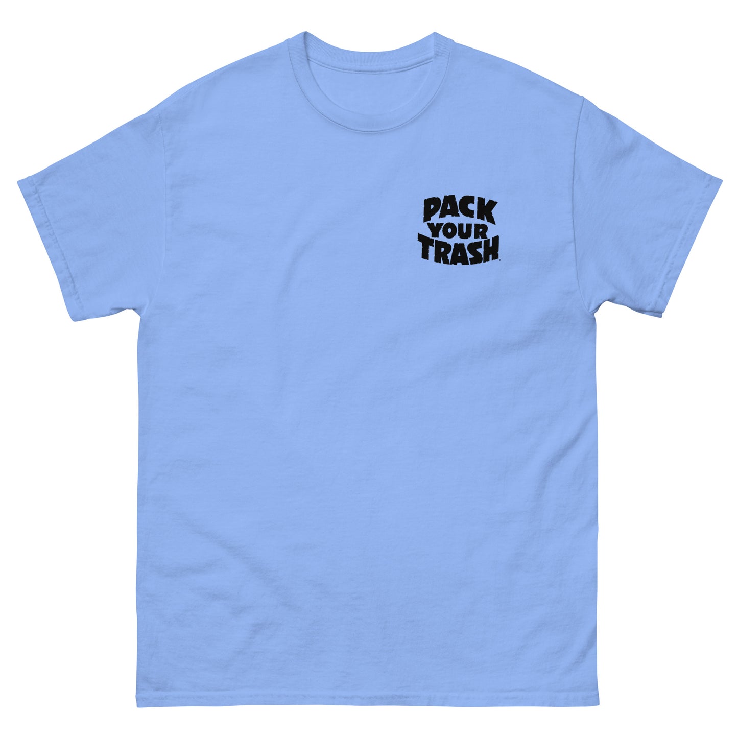 Pack Your Trash - Surf Geek - Dark Print on Light Shirt - Men's classic tee