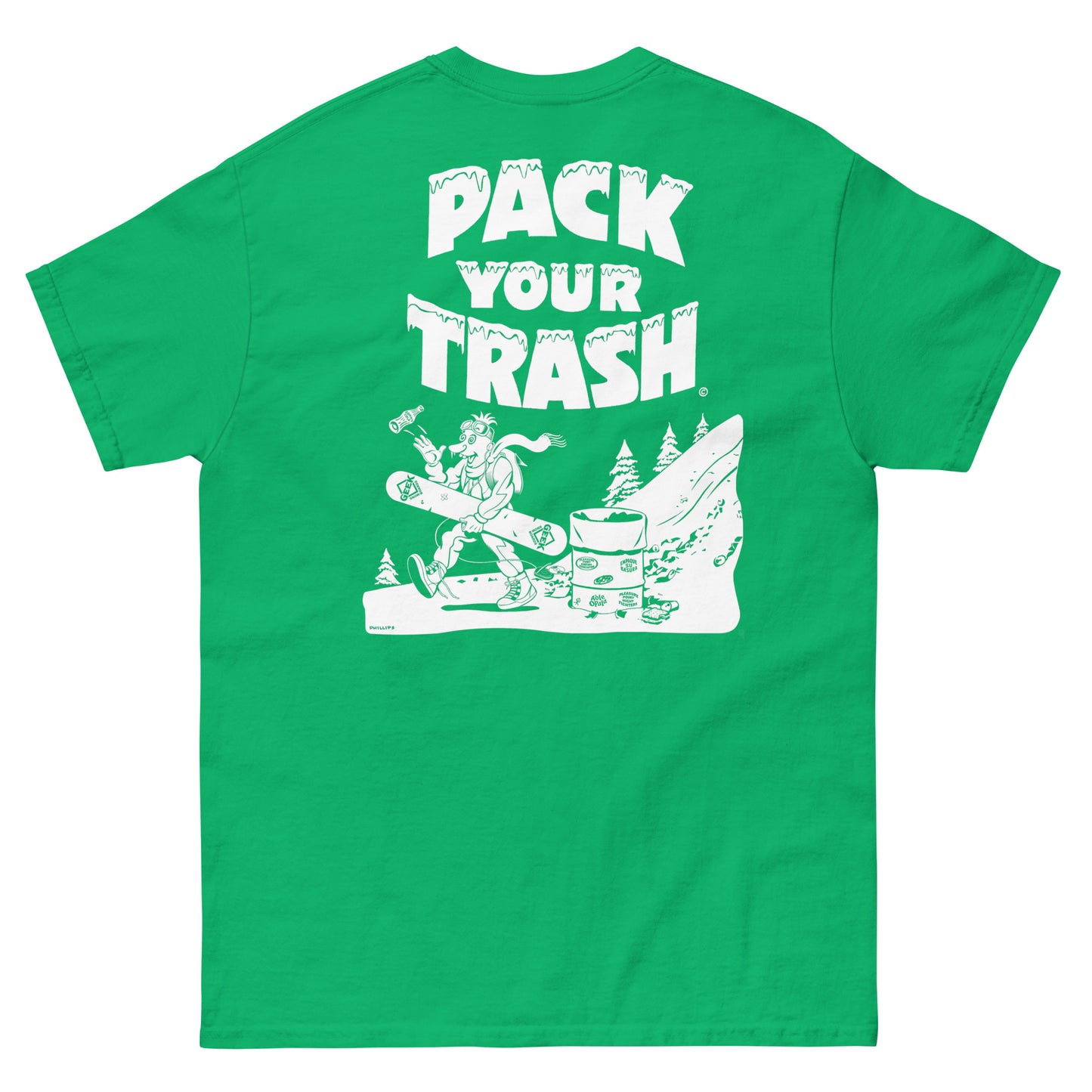 Snowboard Geek - Pack Your Trash © Original - Men's classic tee