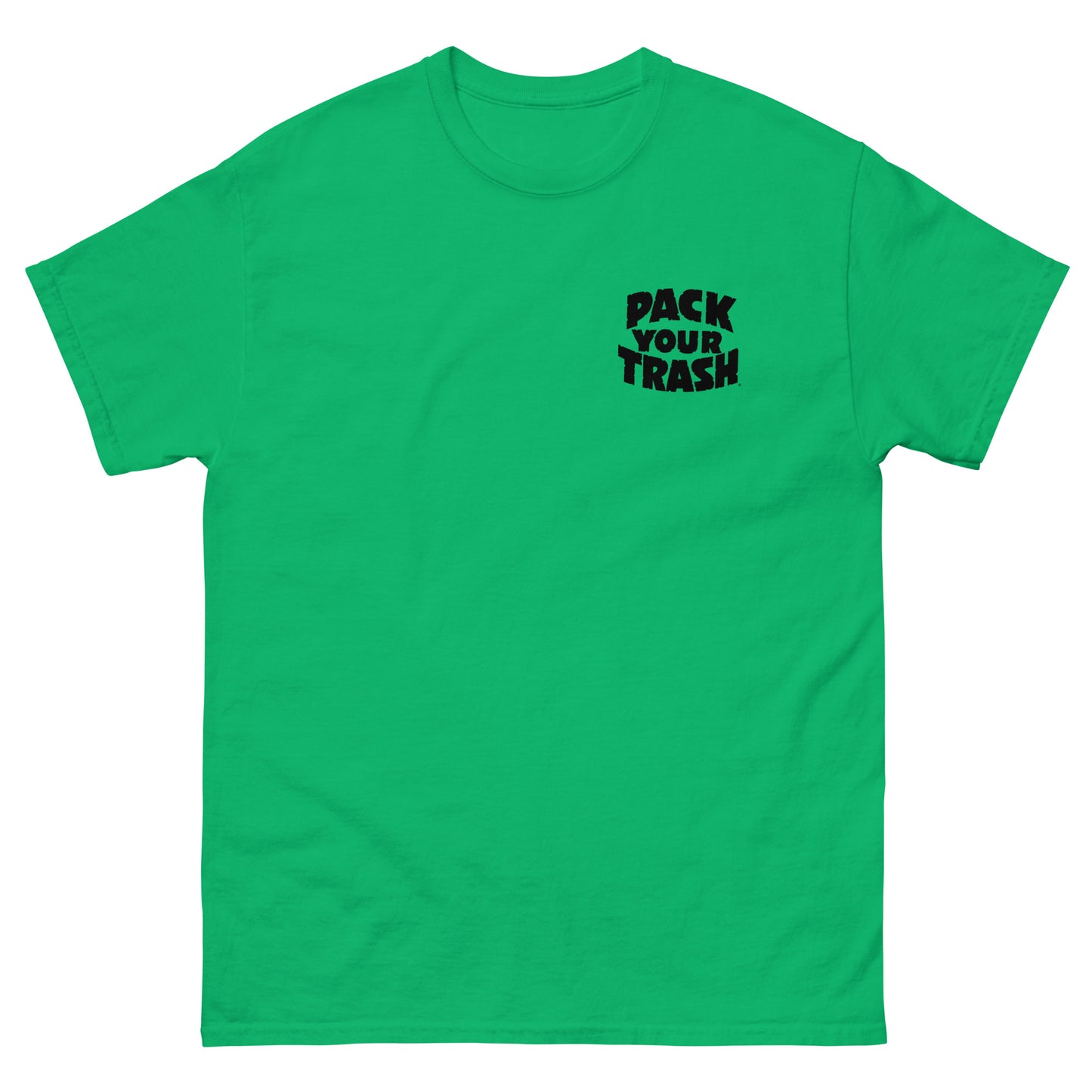 Pack Your Trash - Surf Geek - Dark Print on Light Shirt - Men's classic tee