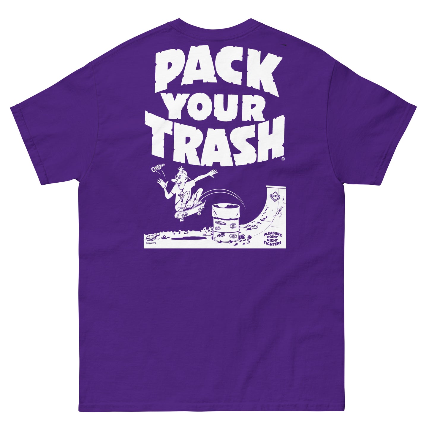Skater Geek - Pack Your Trash Original © - Men's classic tee
