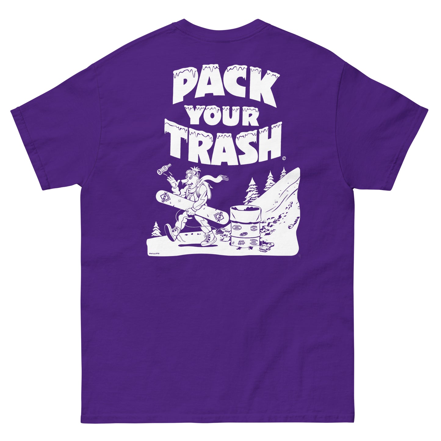 Snowboard Geek - Pack Your Trash © Original - Men's classic tee