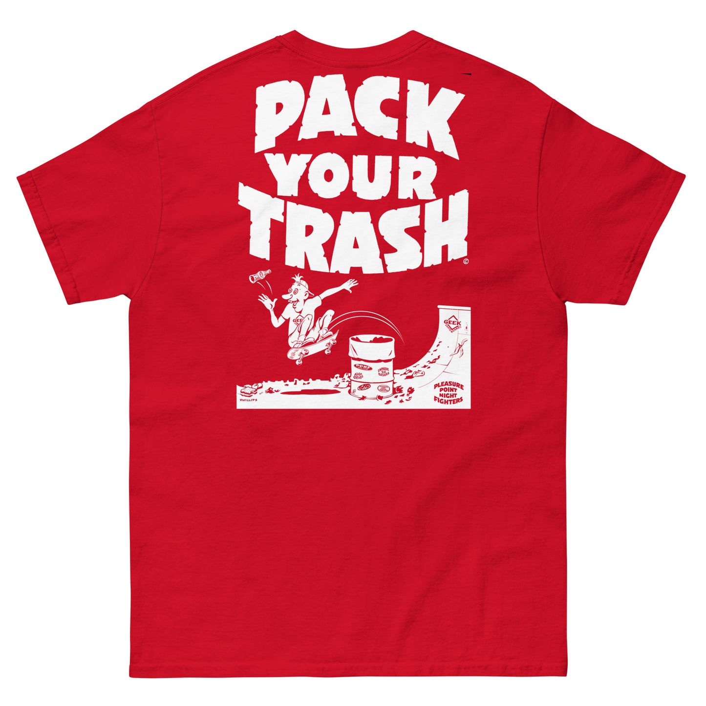Skater Geek - Pack Your Trash Original © - Men's classic tee