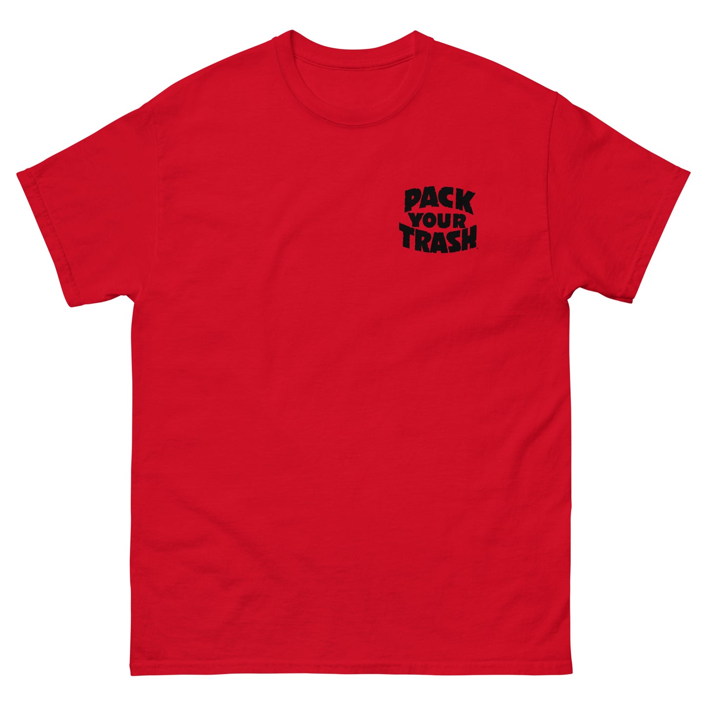 Pack Your Trash - Surf Geek - Dark Print on Light Shirt - Men's classic tee