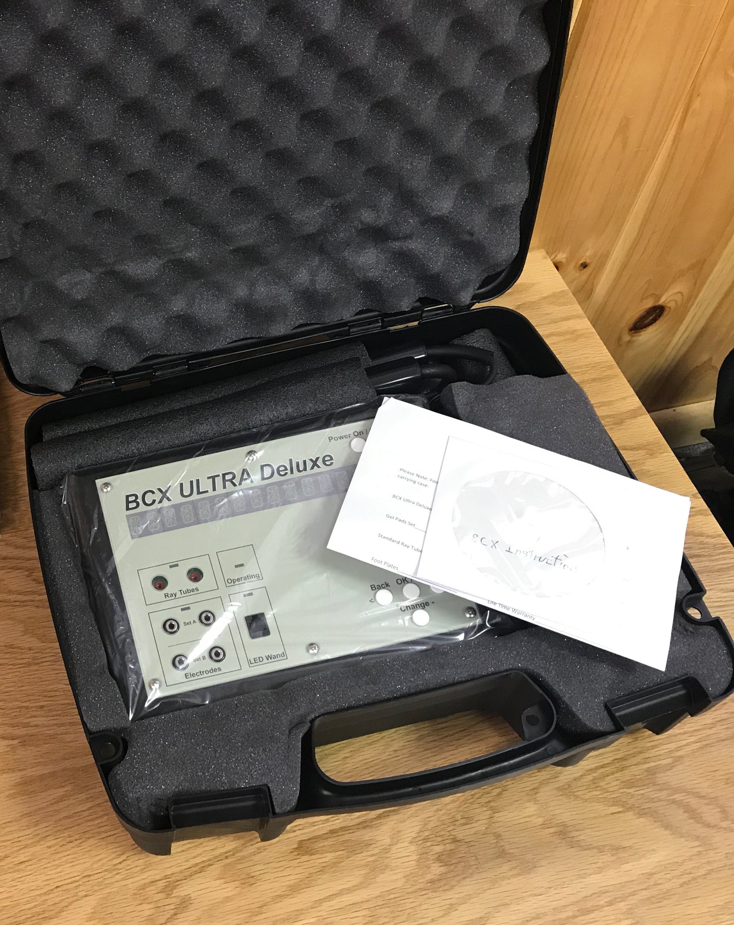 BCX Ultra Deluxe in a portable hard case with accessories - www.bcxultradeluxe.com