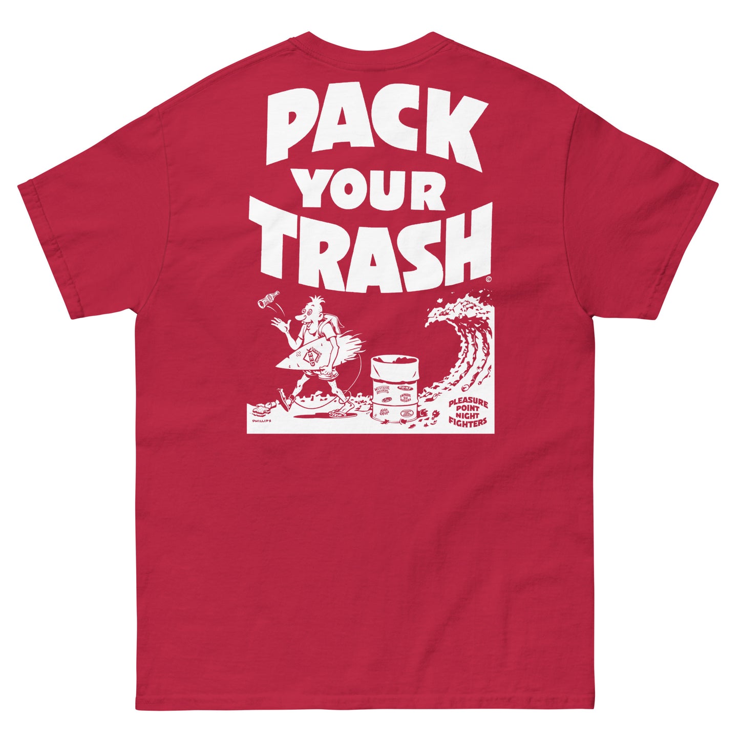 Pack Your Trash © - Surf Geek Classic - Unisex t-shirt