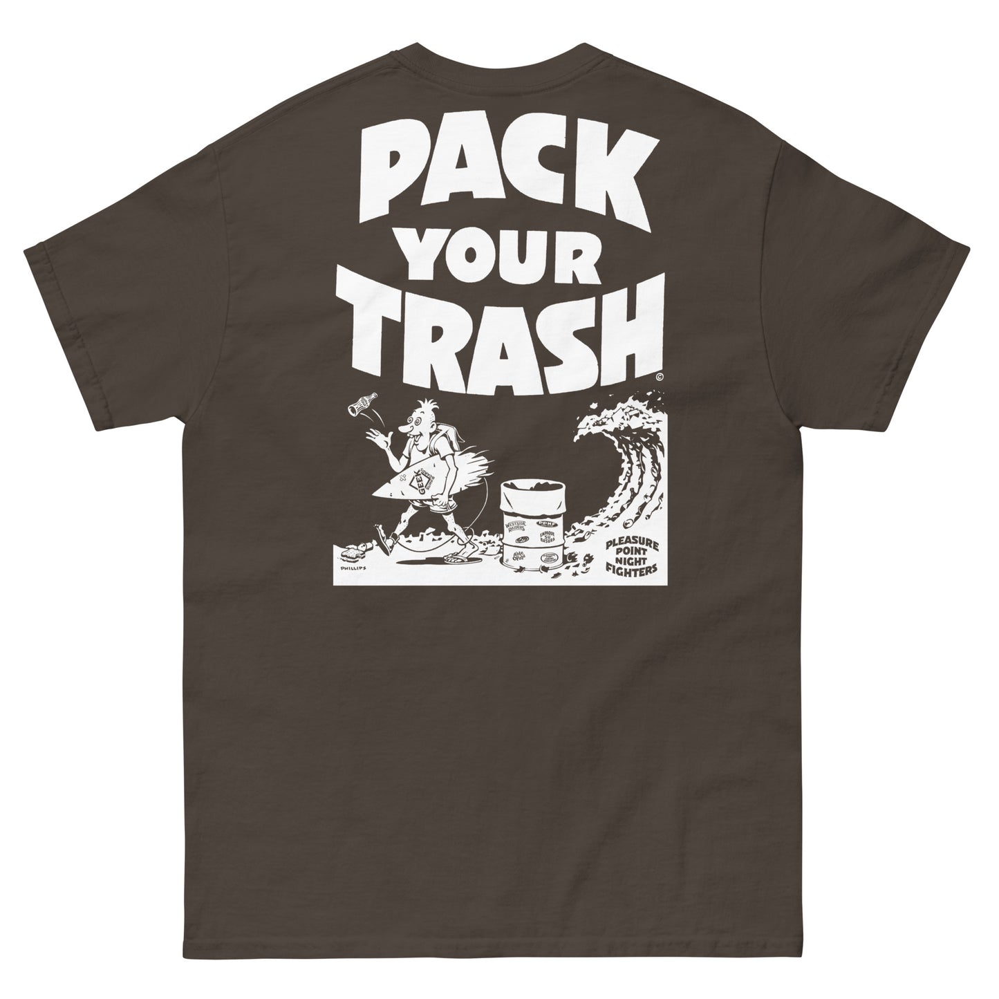 Pack Your Trash © - Surf Geek Classic - Unisex t-shirt