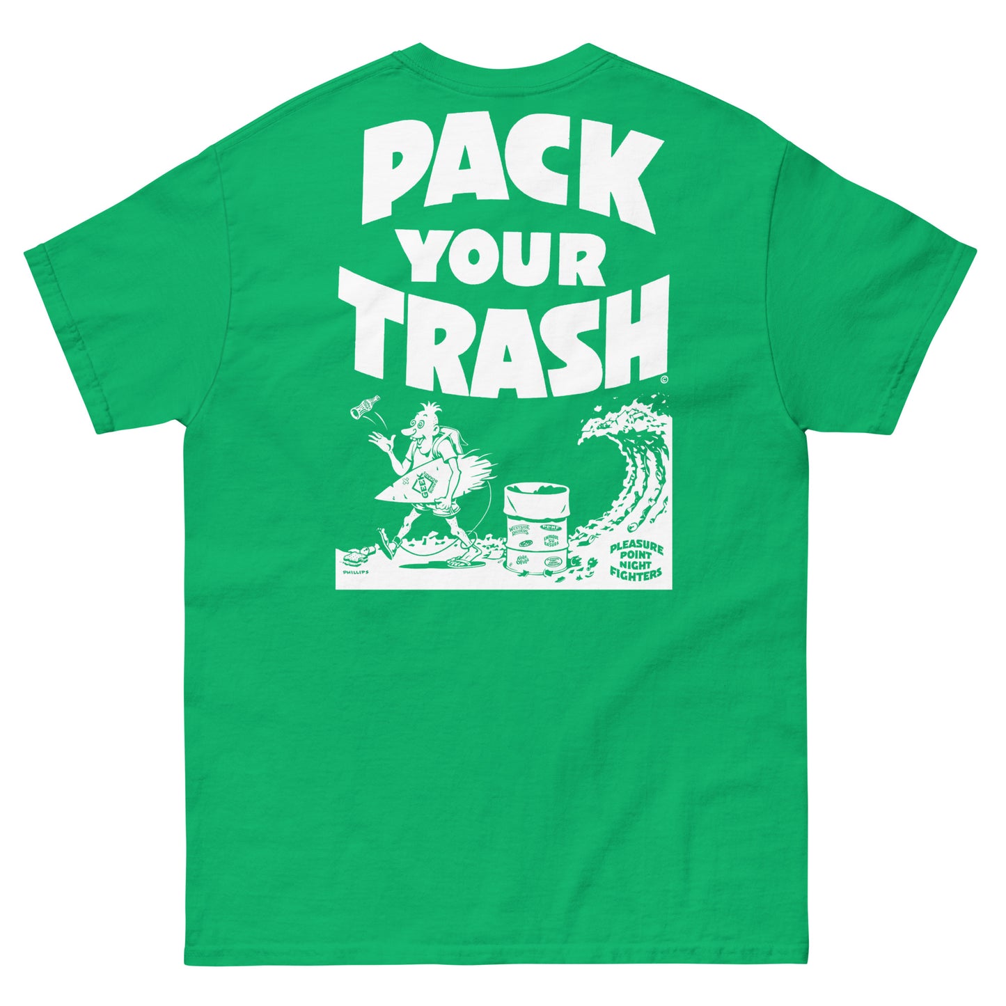 Pack Your Trash © - Surf Geek Classic - Unisex t-shirt