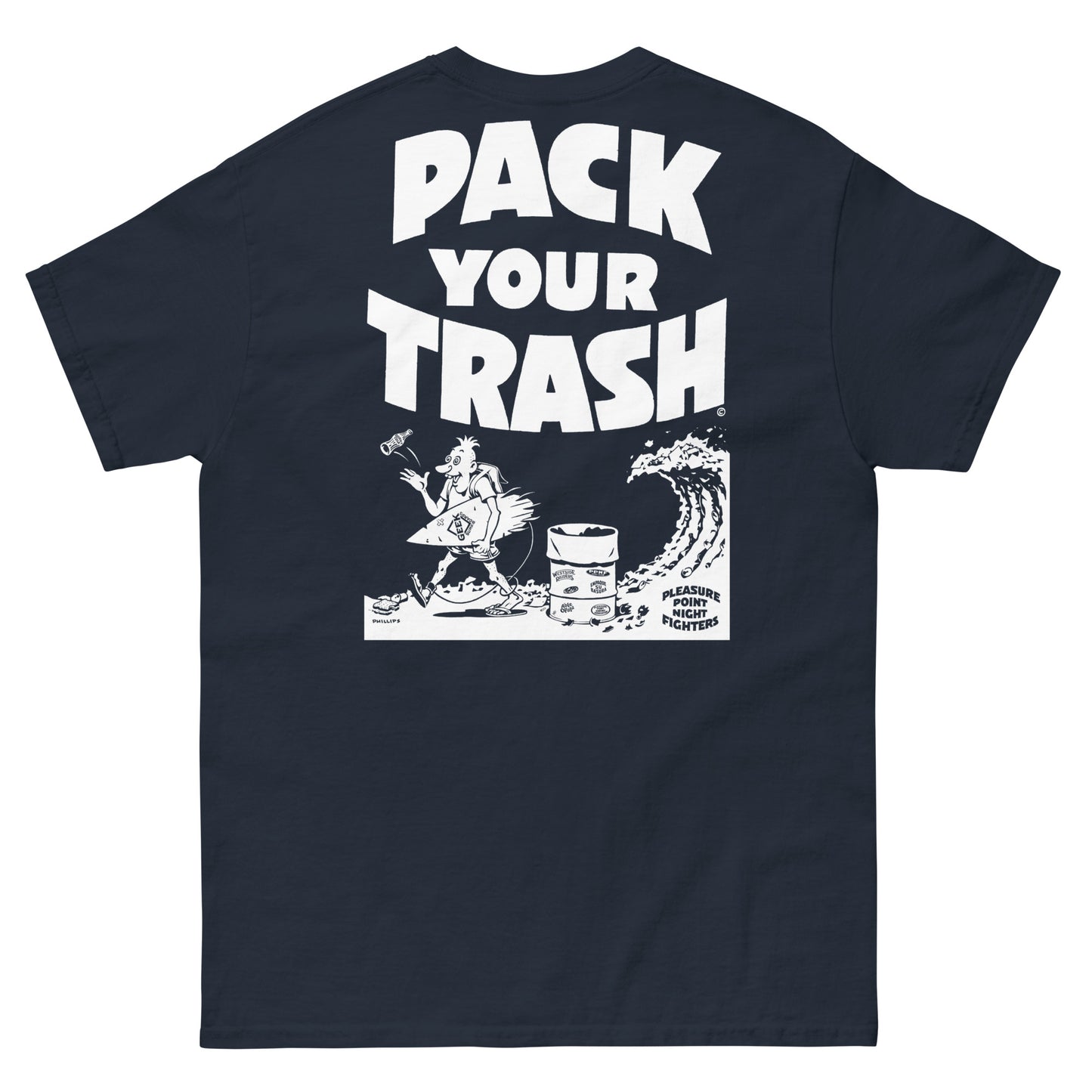 Pack Your Trash © - Surf Geek Classic - Unisex t-shirt