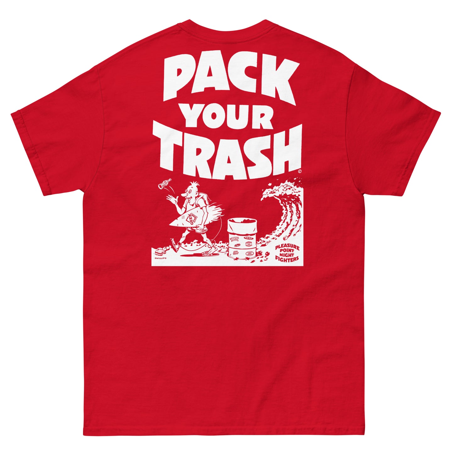 Pack Your Trash © - Surf Geek Classic - Unisex t-shirt