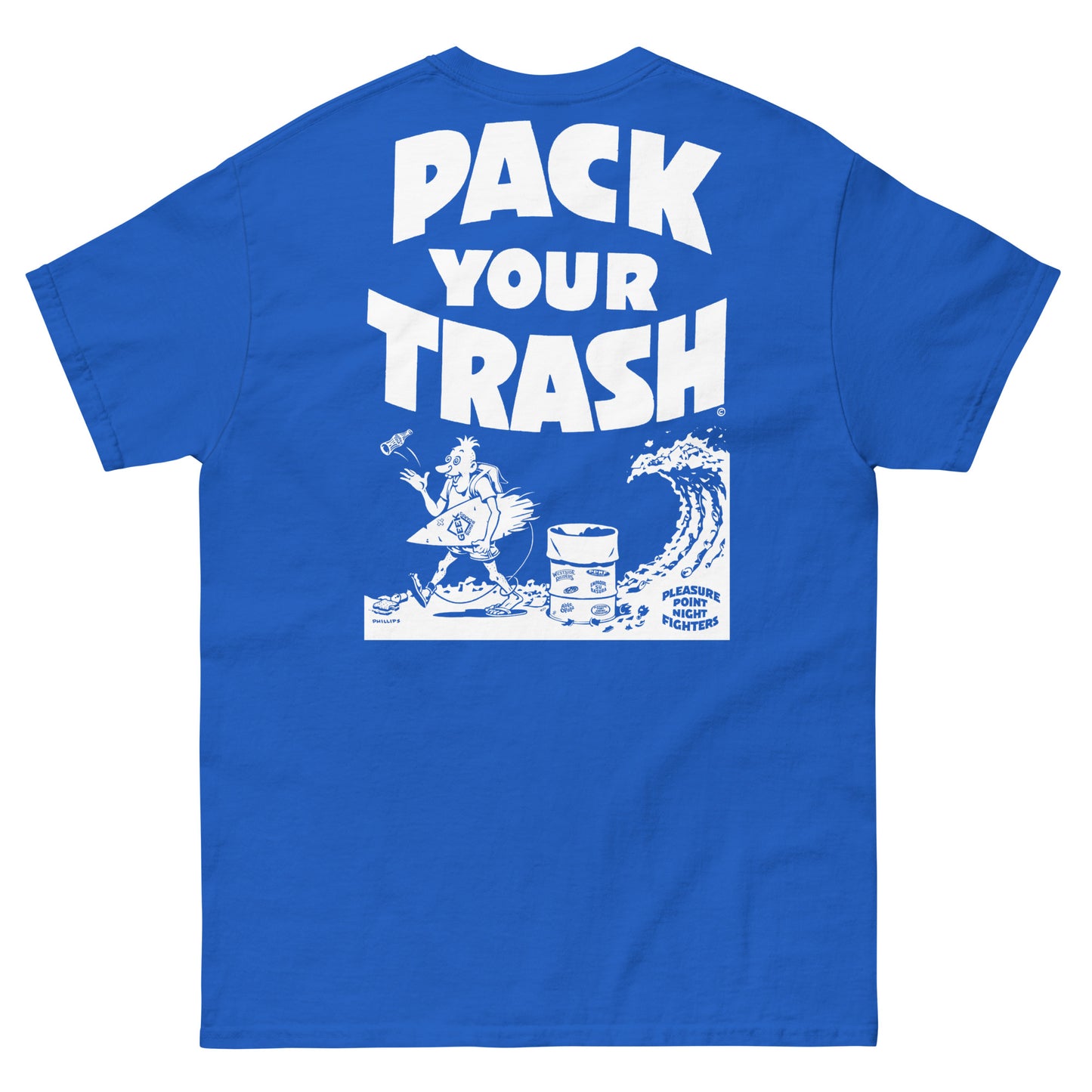Pack Your Trash © - Surf Geek Classic - Unisex t-shirt