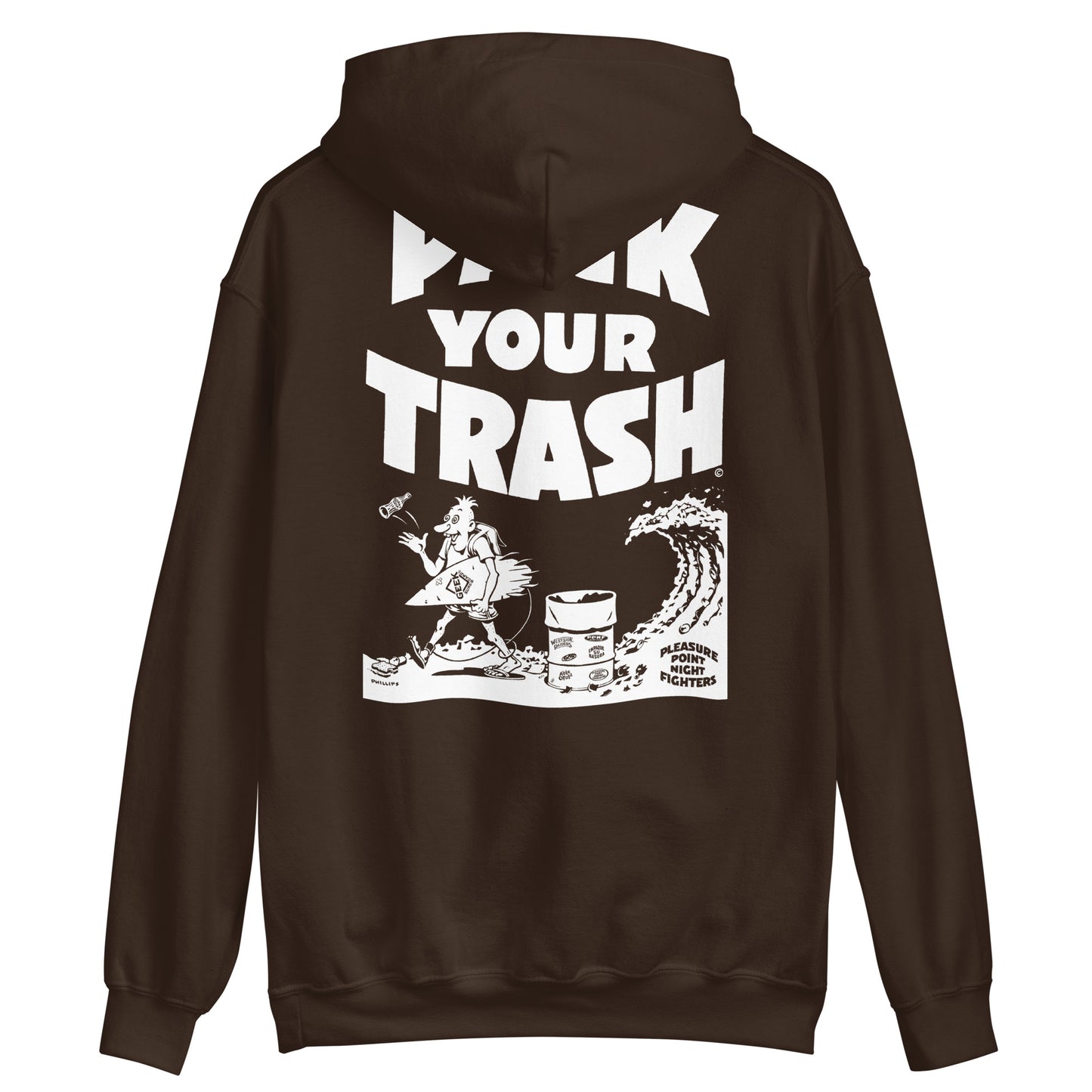Pack Your Trash - Surf Geek - Unisex Hoodie
