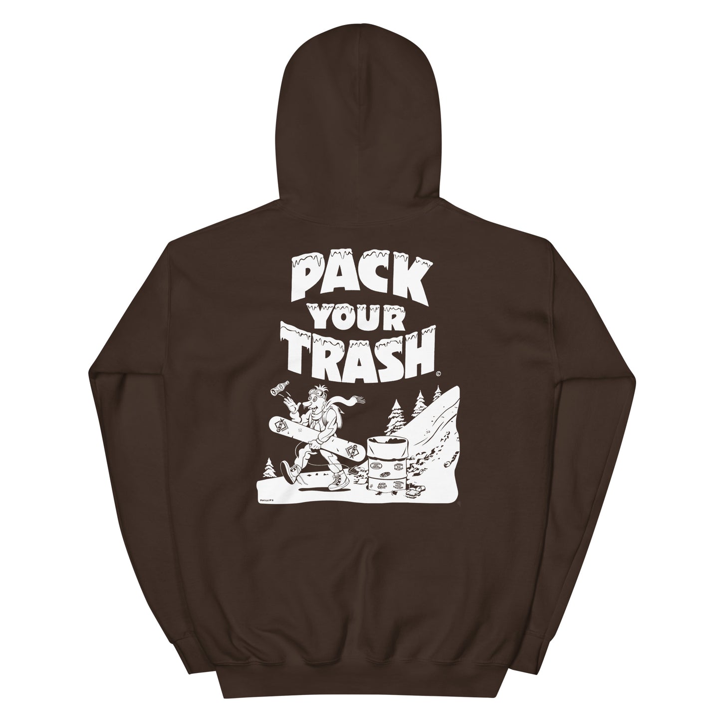 Pack Your Trash © - Snowboard Geek -Unisex Hoodie