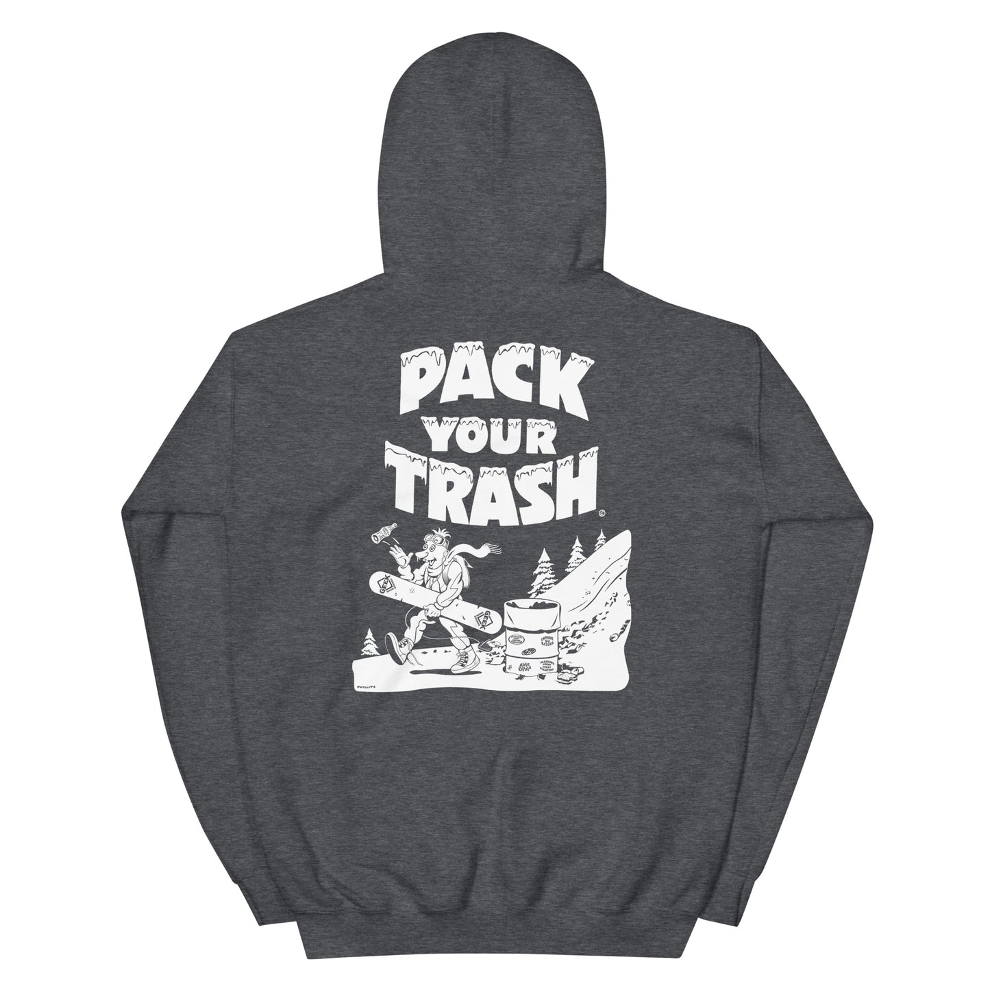 Pack Your Trash © - Snowboard Geek -Unisex Hoodie