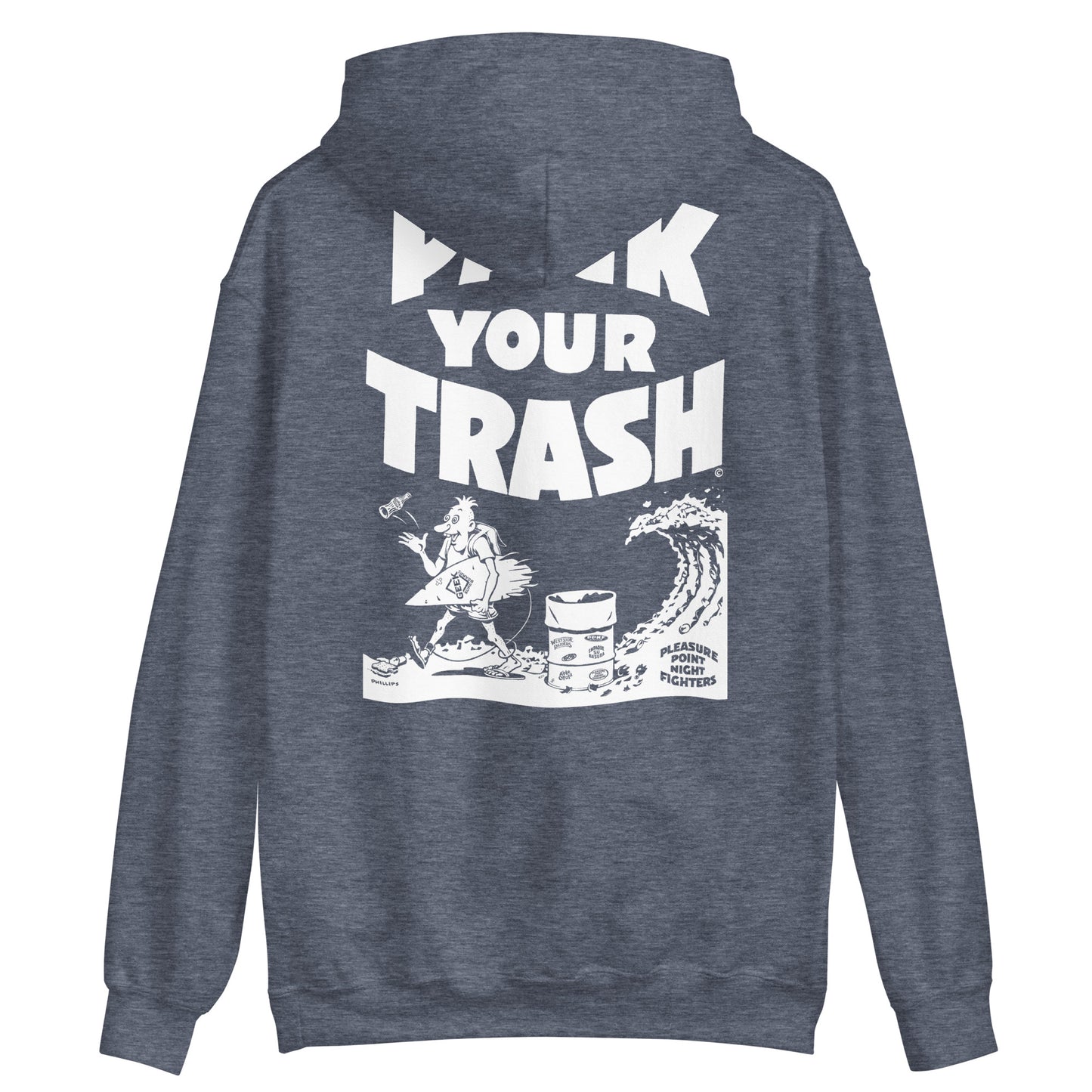 Pack Your Trash - Surf Geek - Unisex Hoodie