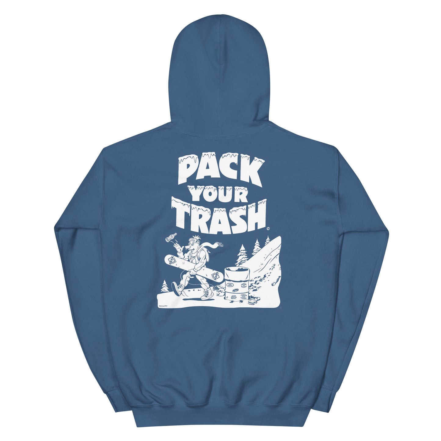 Pack Your Trash © - Snowboard Geek -Unisex Hoodie