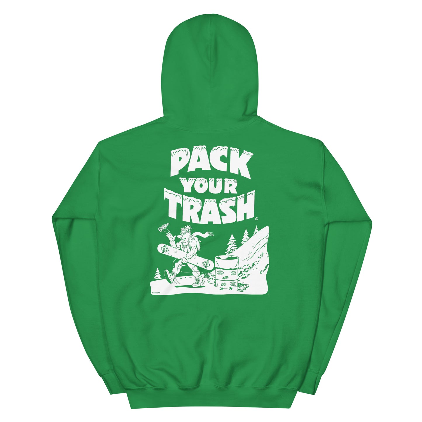 Pack Your Trash © - Snowboard Geek -Unisex Hoodie