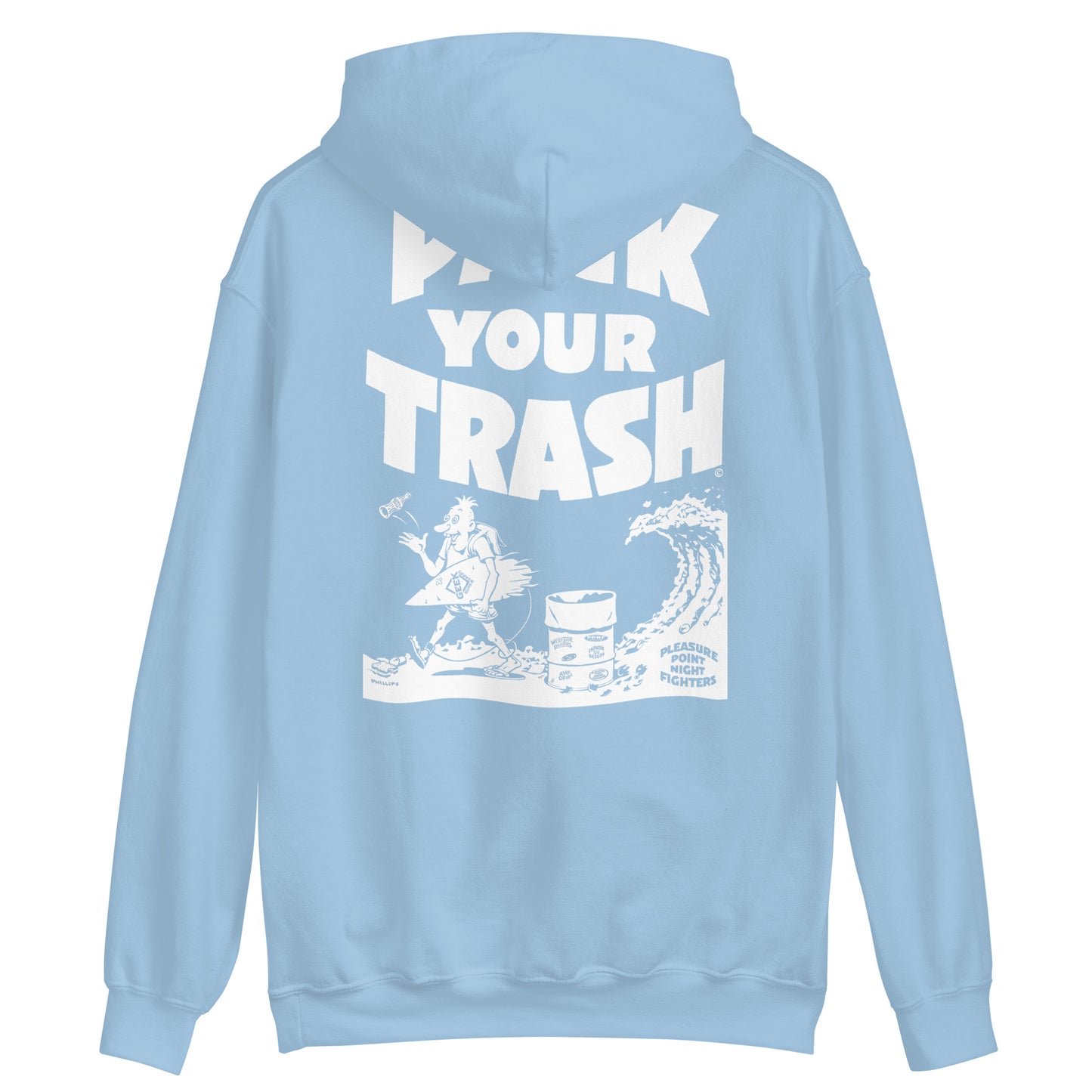 Pack Your Trash - Surf Geek - Unisex Hoodie
