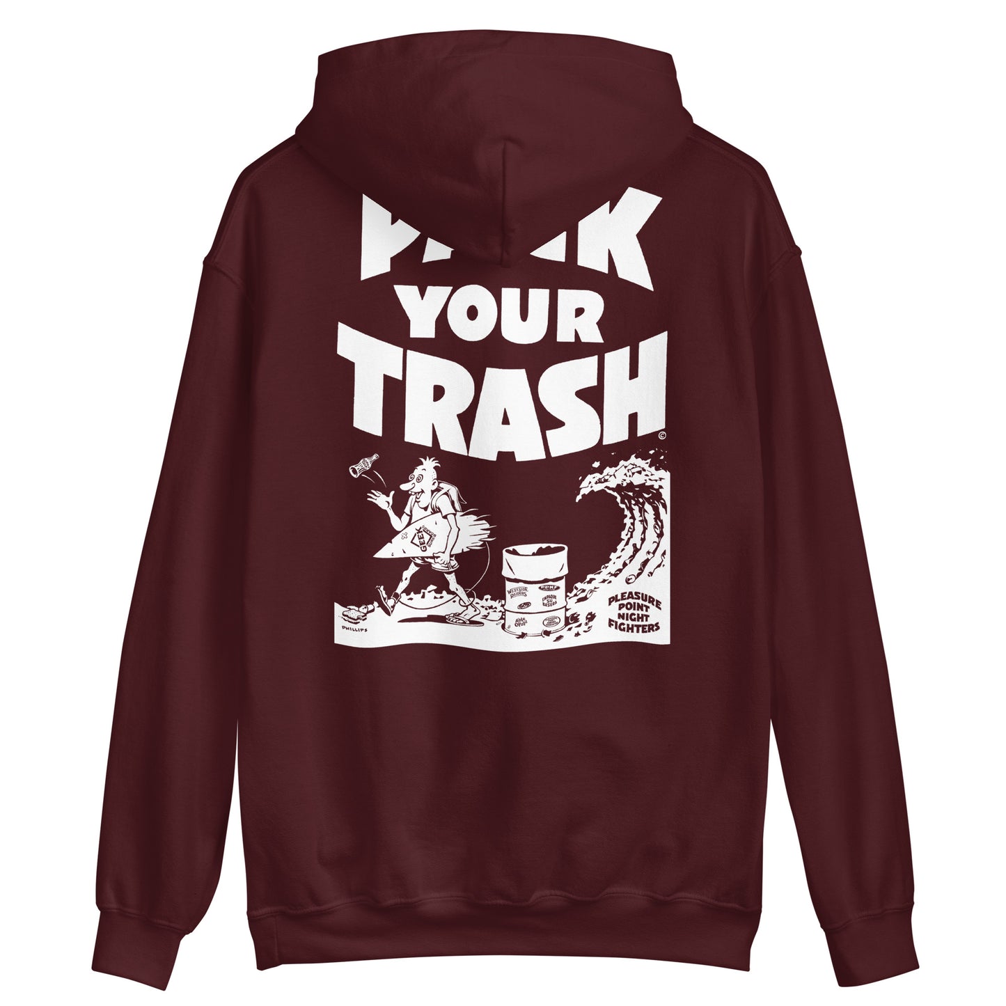 Pack Your Trash - Surf Geek - Unisex Hoodie