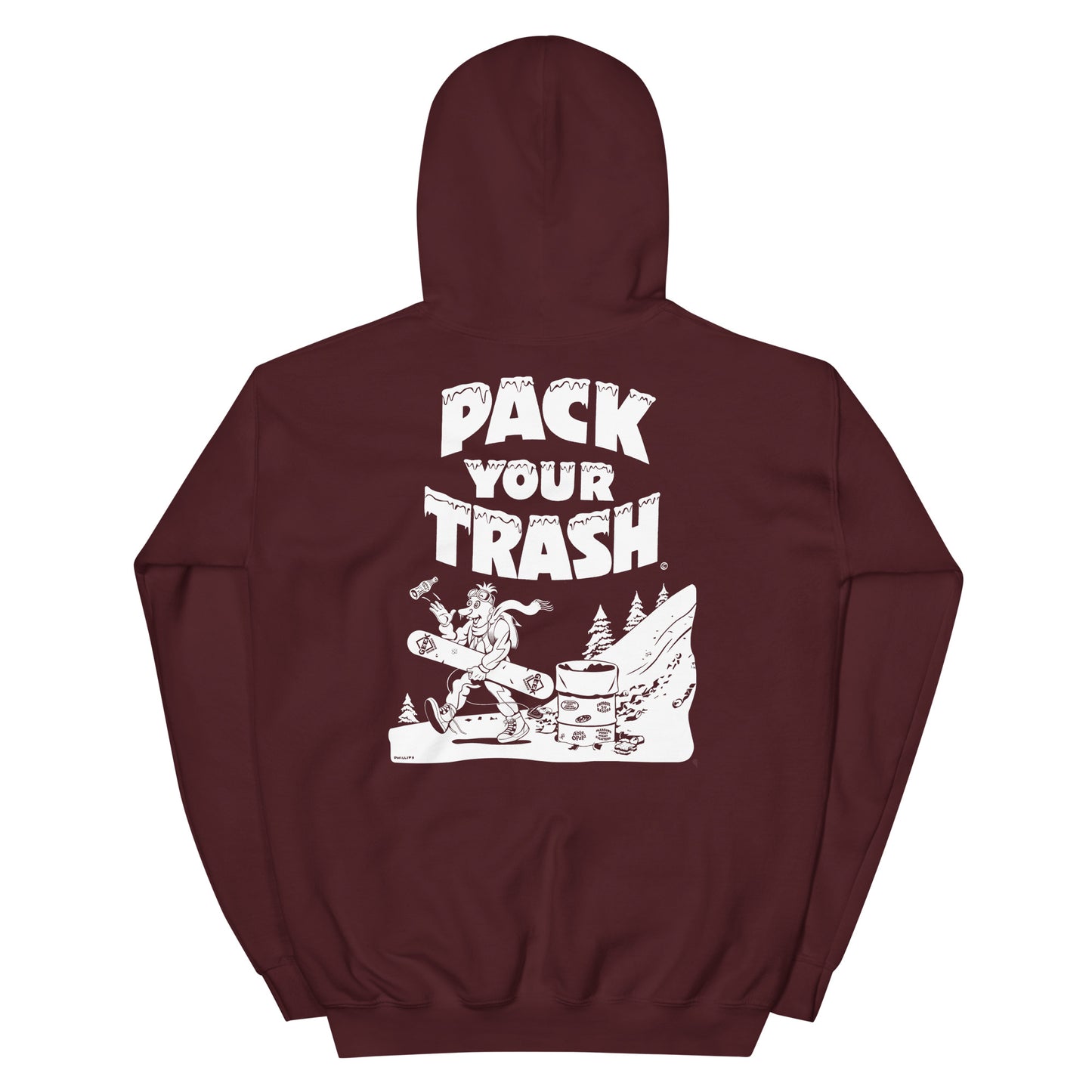 Pack Your Trash © - Snowboard Geek -Unisex Hoodie