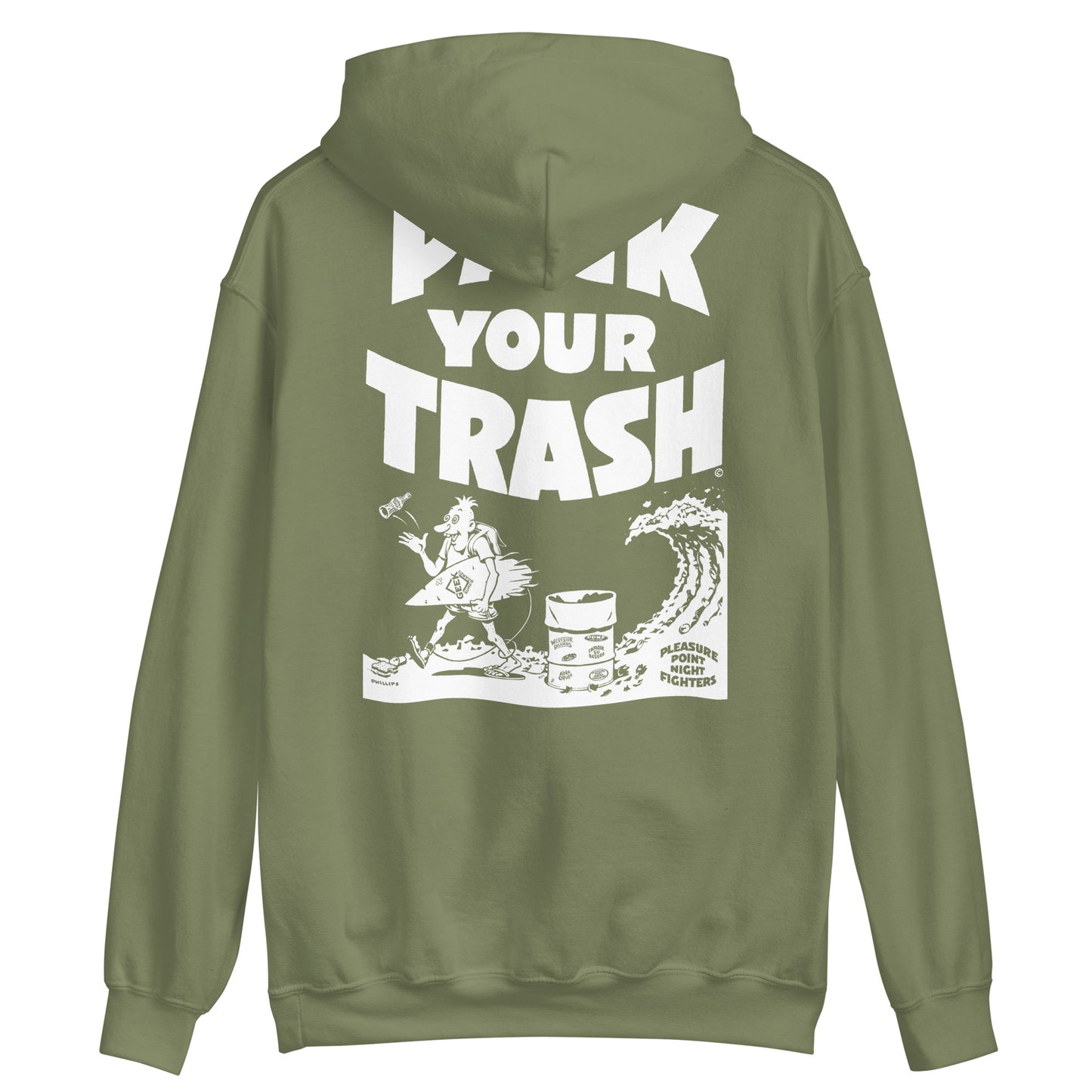 Pack Your Trash - Surf Geek - Unisex Hoodie