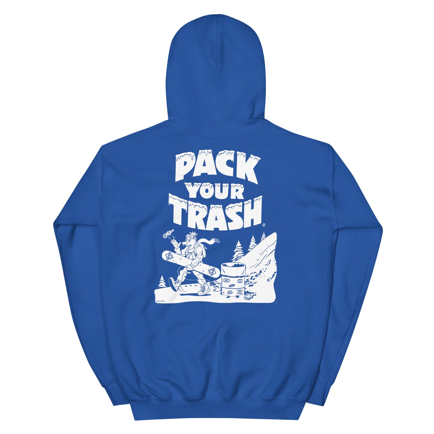 Pack Your Trash © - Snowboard Geek -Unisex Hoodie