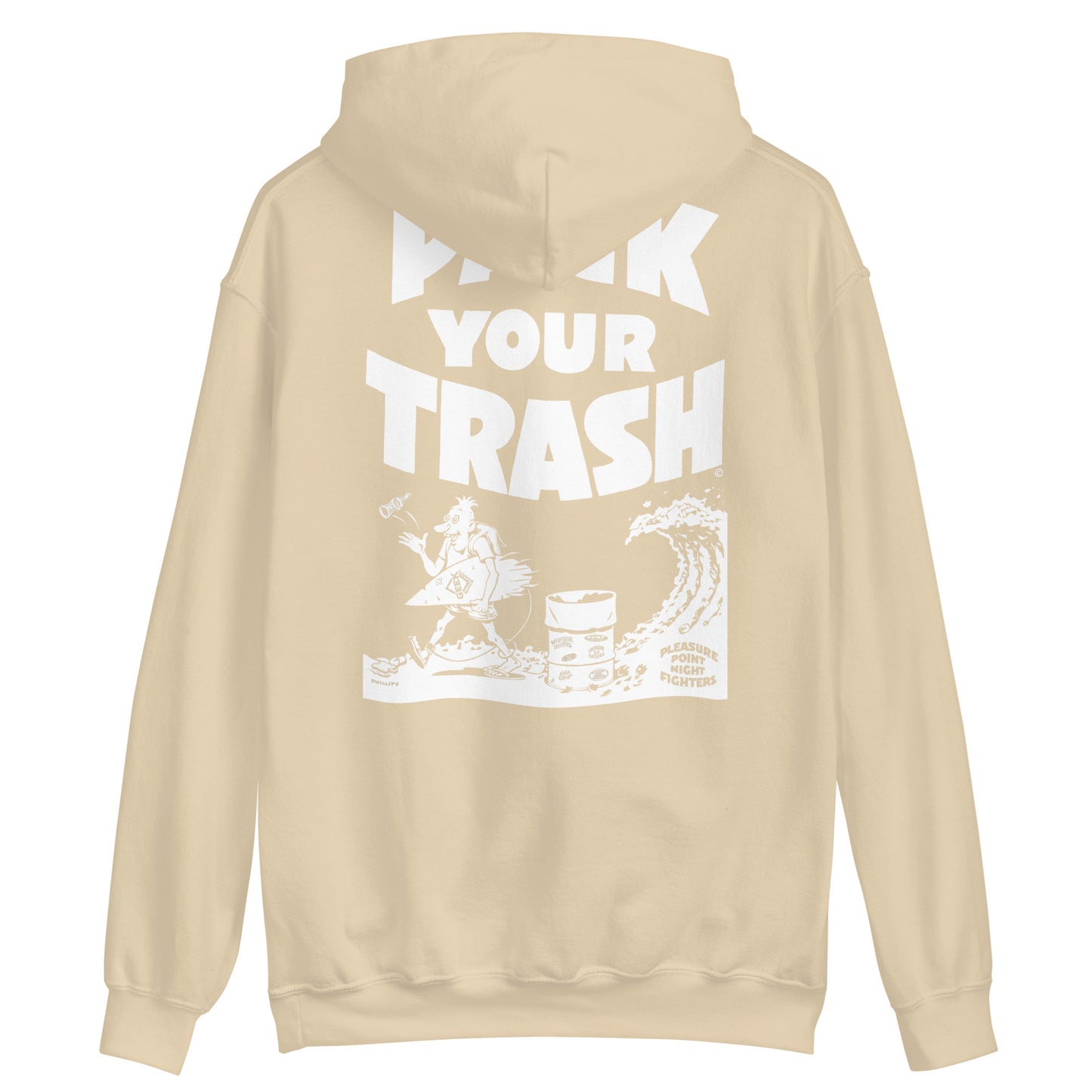 Pack Your Trash - Surf Geek - Unisex Hoodie