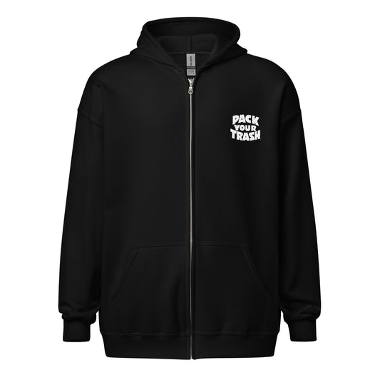 Pack Your Trash - Surf Geek - Unisex heavy blend zip hoodie