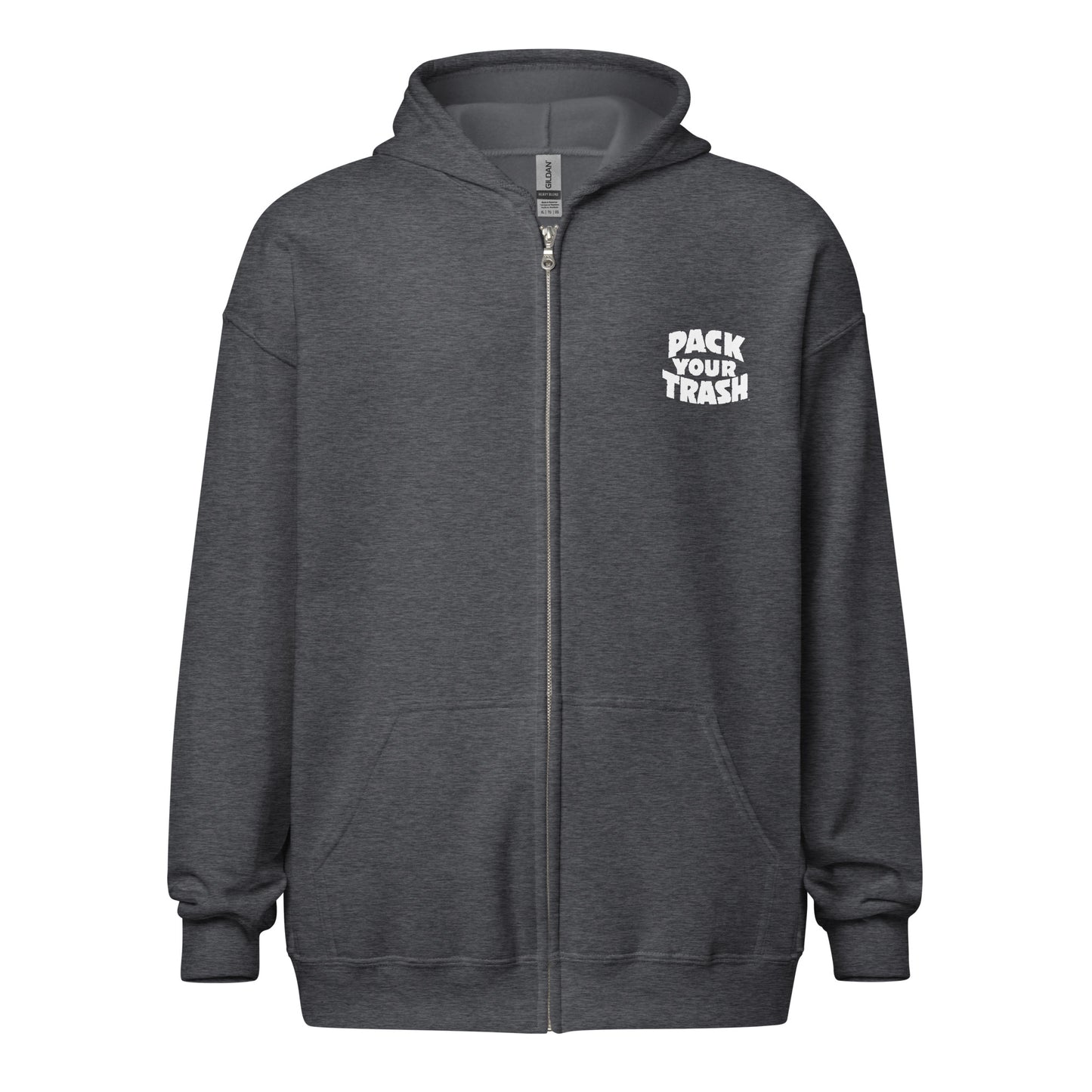 Pack Your Trash - Surf Geek - Unisex heavy blend zip hoodie