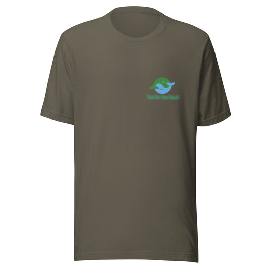Save Our Seas Hawaii - Yin Tang Whale Front - Wahine Back -Unisex t-shirt