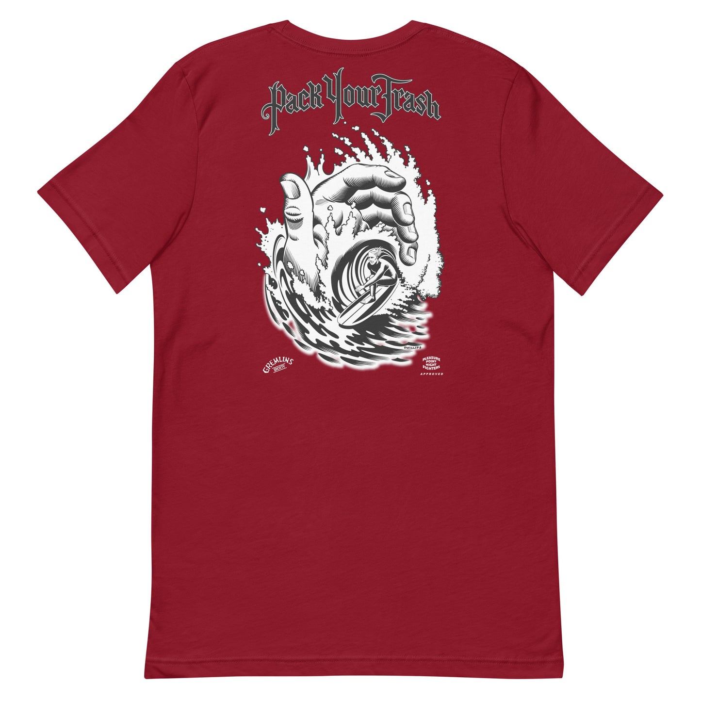 Pack Your Trash - Hand Tube - Unisex t-shirt