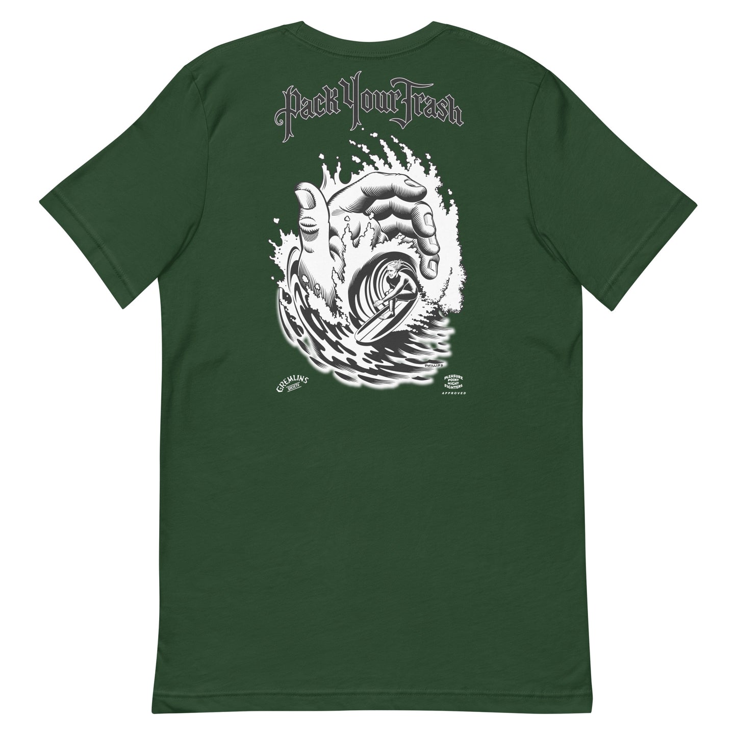 Pack Your Trash - Hand Tube - Unisex t-shirt