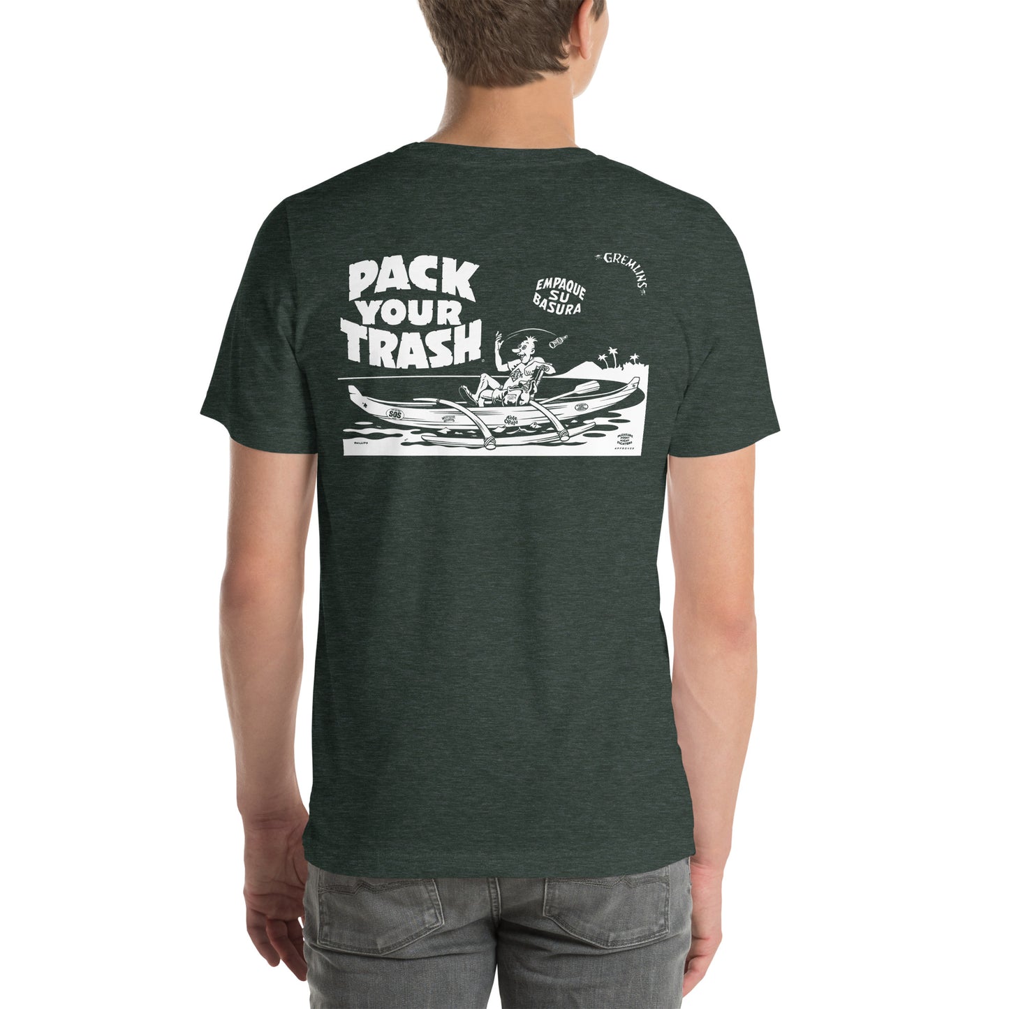 Pack Your Trash - Canoe Geek - Unisex t-shirt