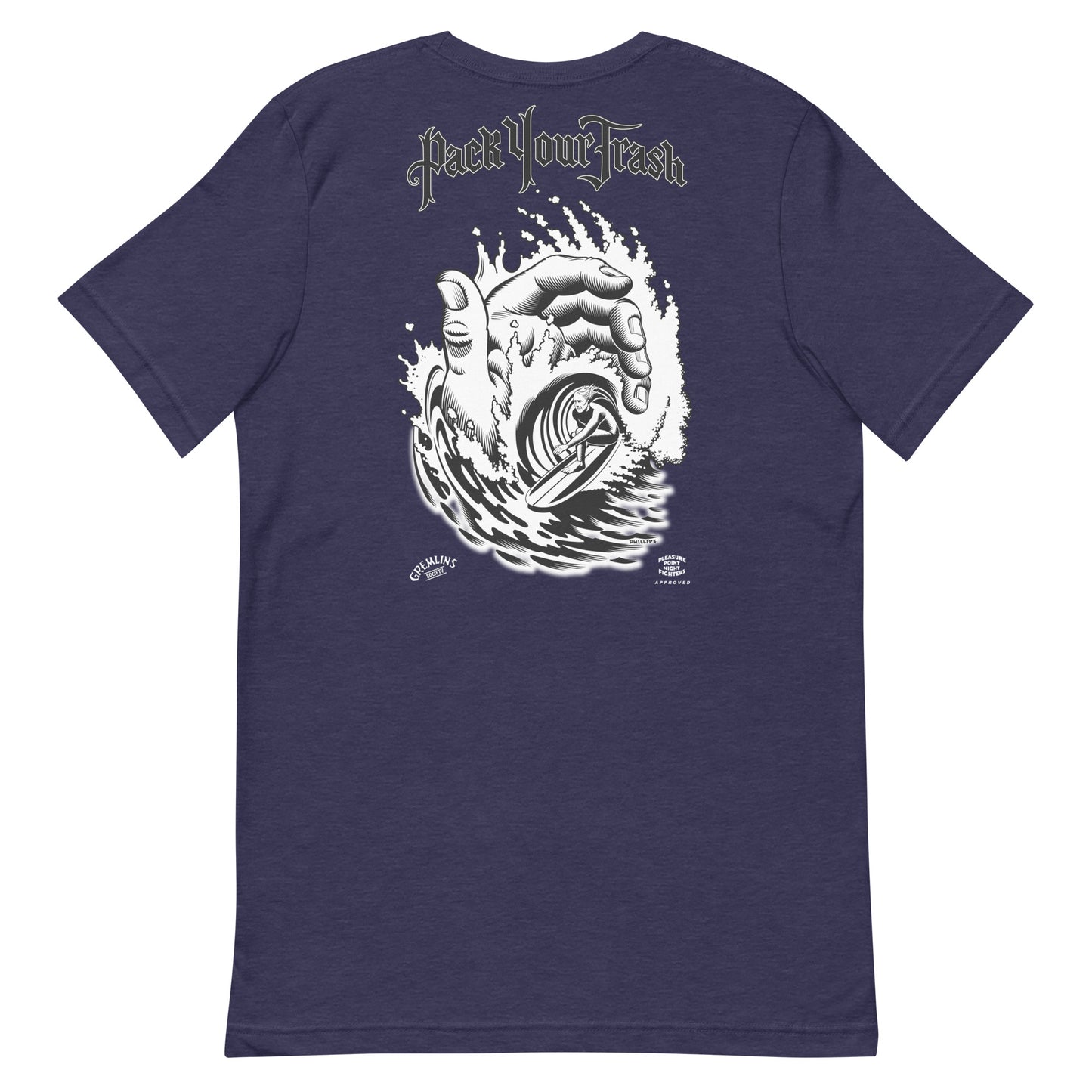Pack Your Trash - Hand Tube - Unisex t-shirt