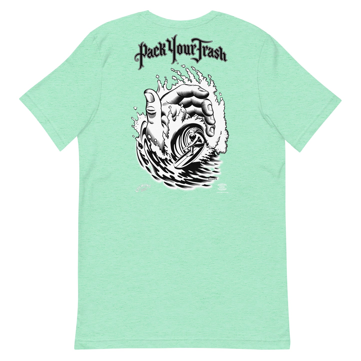 Pack Your Trash - Hand Tube - Unisex t-shirt