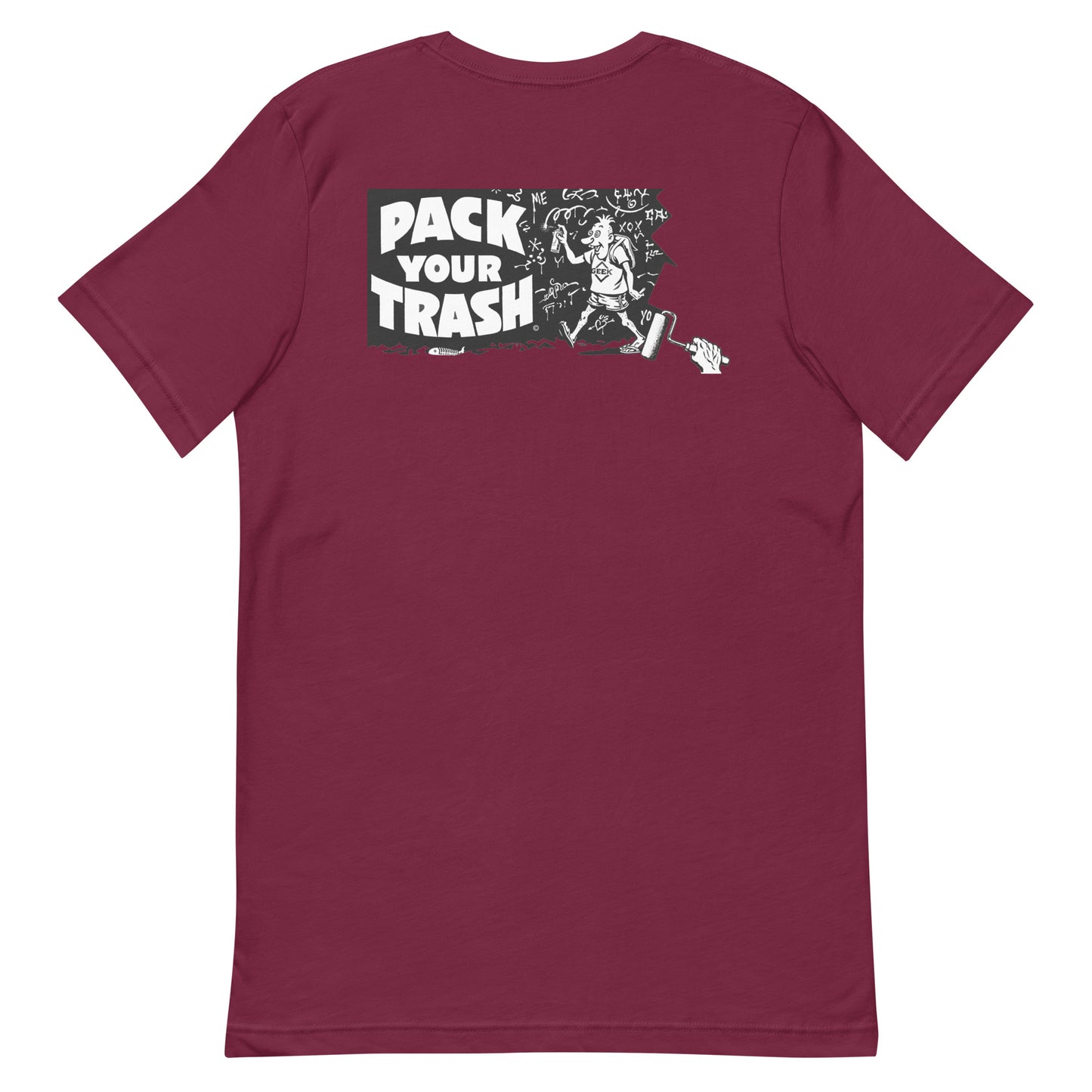 Pack Your Trash © Grafitti Geek - Unisex t-shirt