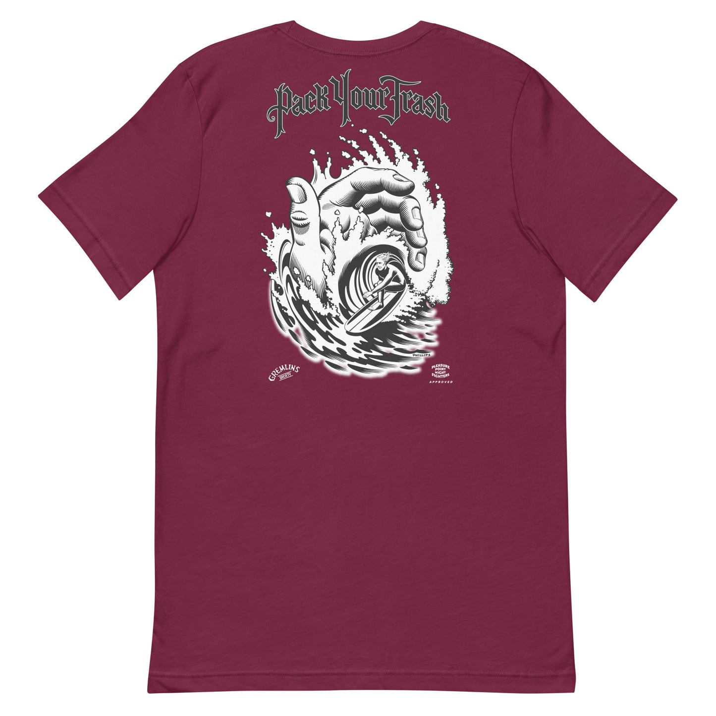 Pack Your Trash - Hand Tube - Unisex t-shirt