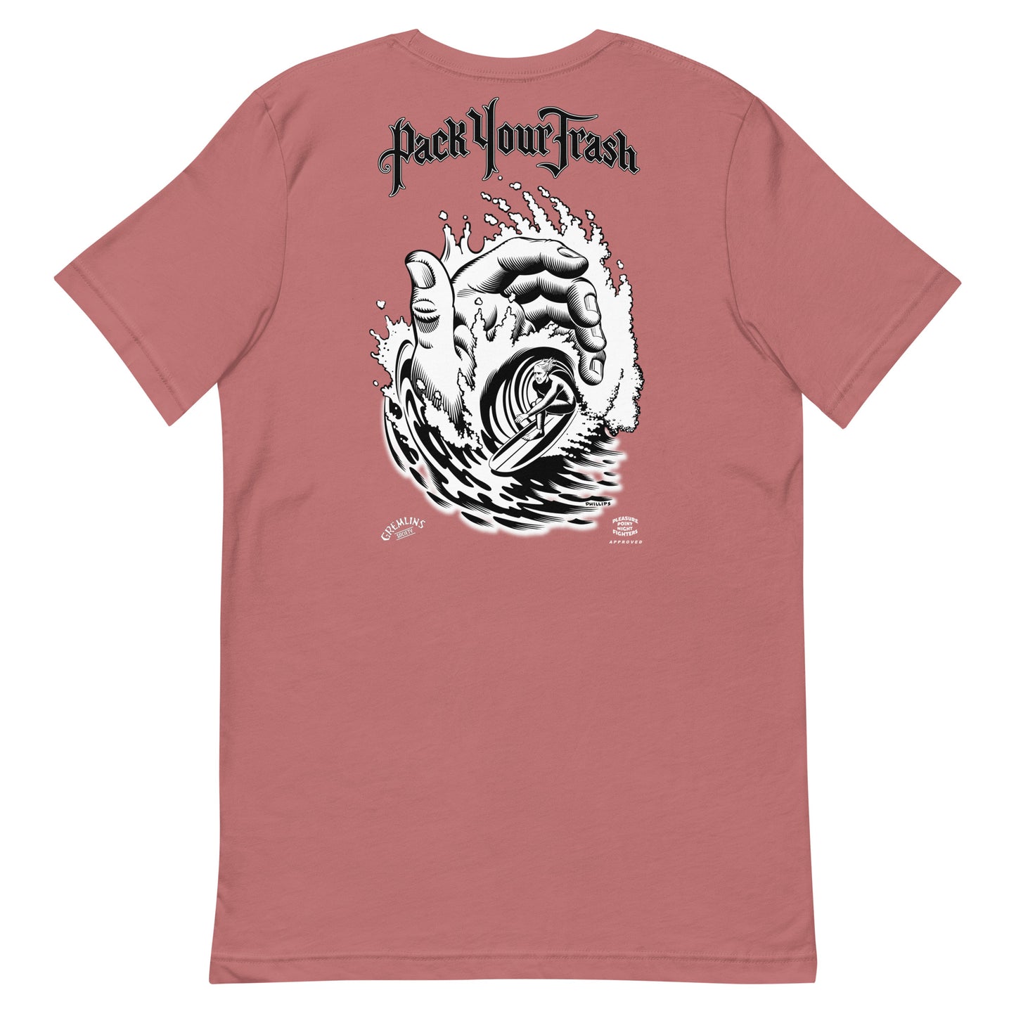 Pack Your Trash - Hand Tube - Unisex t-shirt