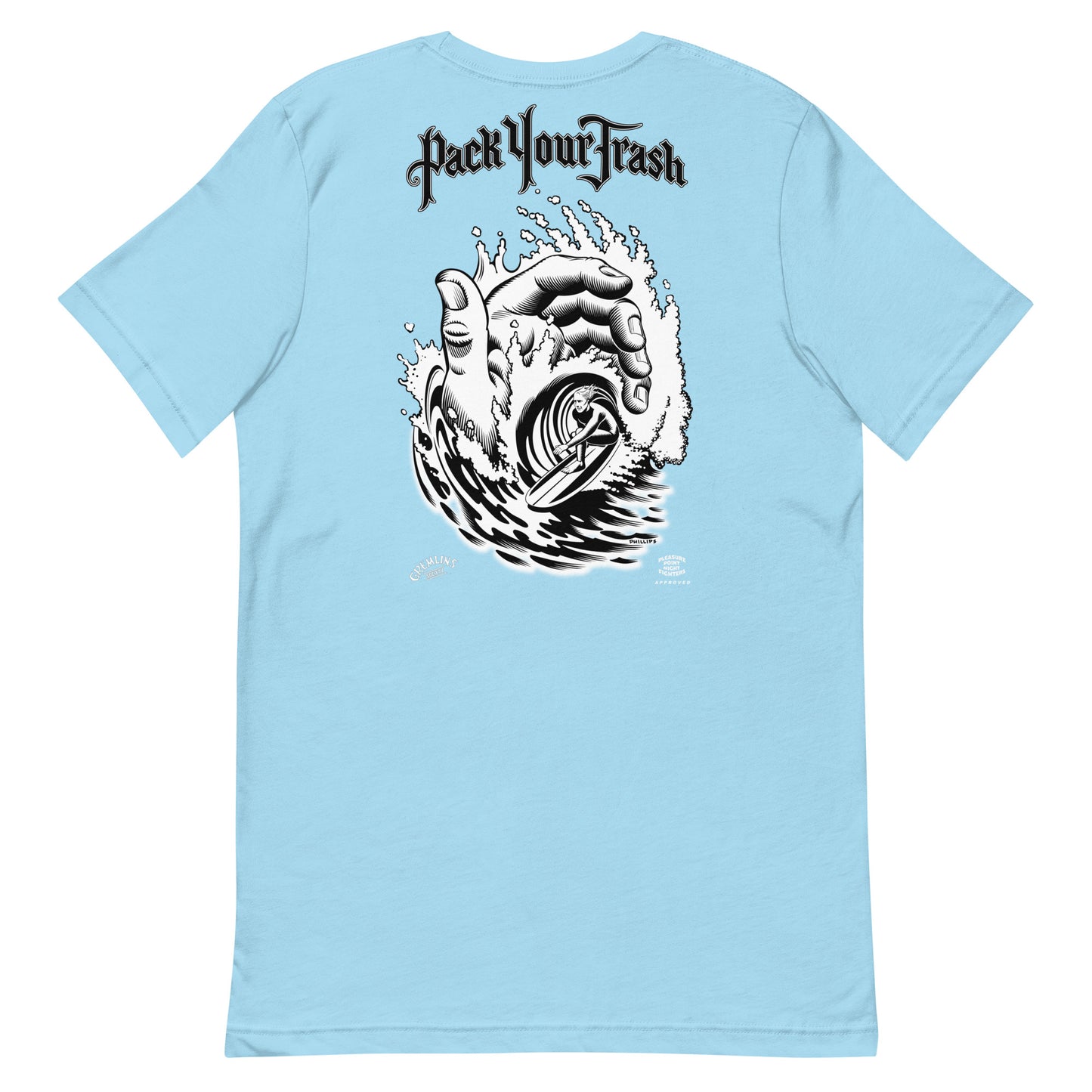 Pack Your Trash - Hand Tube - Unisex t-shirt