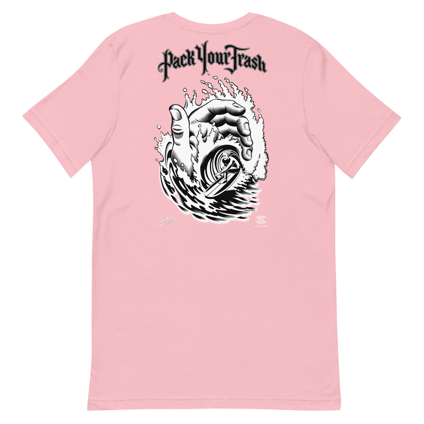 Pack Your Trash - Hand Tube - Unisex t-shirt