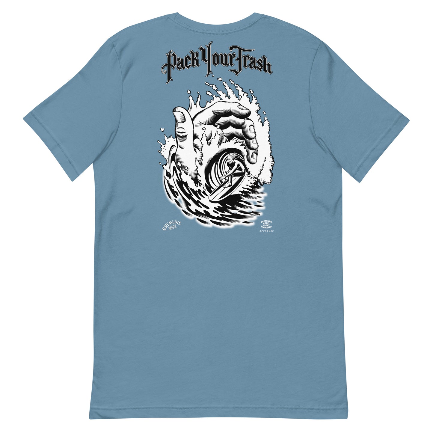 Pack Your Trash - Hand Tube - Unisex t-shirt