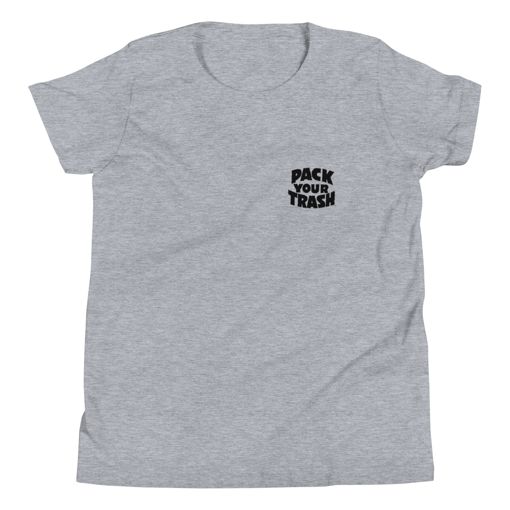 Pack Your Trash © - Recycle Racoon - Youth Short Sleeve T-Shirt