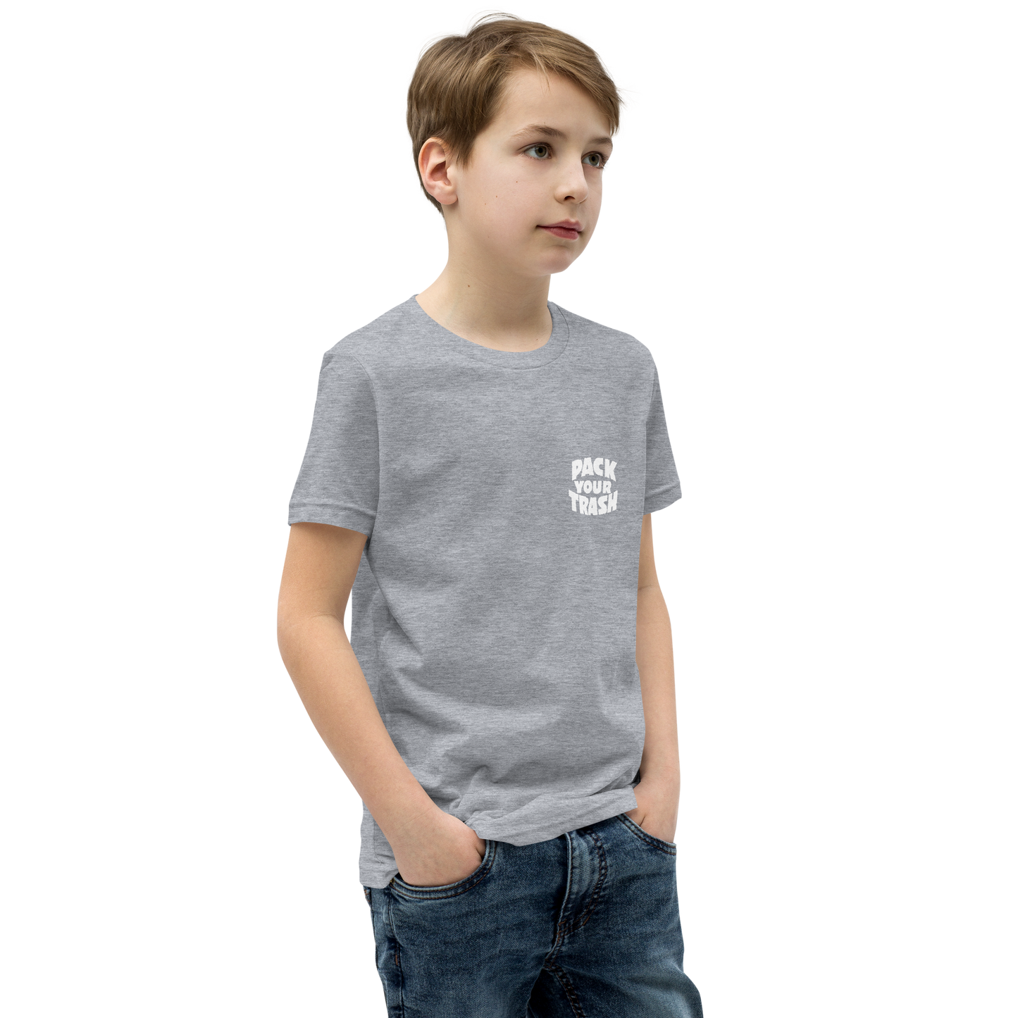 Pack Your Trash © - Pcan- Youth Short Sleeve T-Shirt