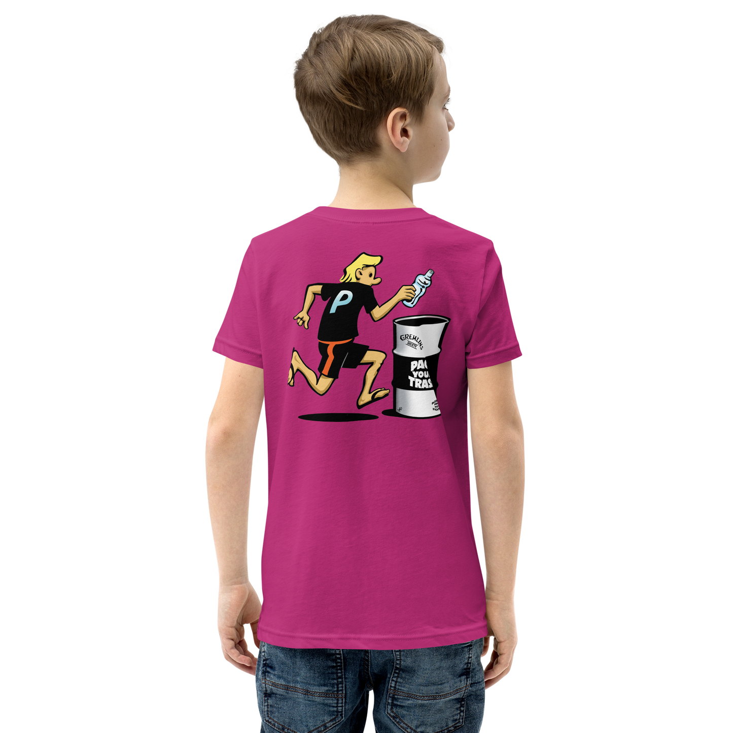 Pack Your Trash © - Pcan- Youth Short Sleeve T-Shirt